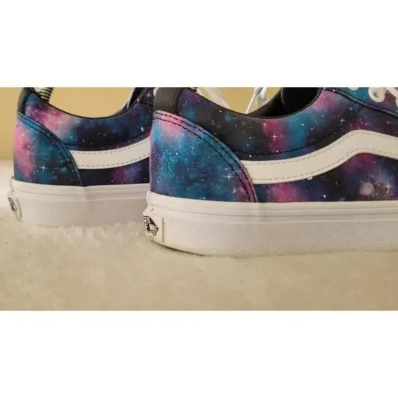 Vans Womens Size 8 Cosmic Galaxy Space Sneakers  Skateboarding Shoes - Picture 3 of 9